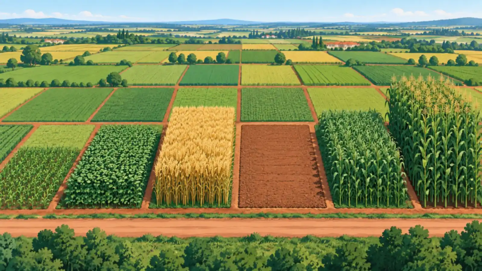 How to make a graph in Google Sheets, shown as farm plots where one row of crops grows into bars of different heights